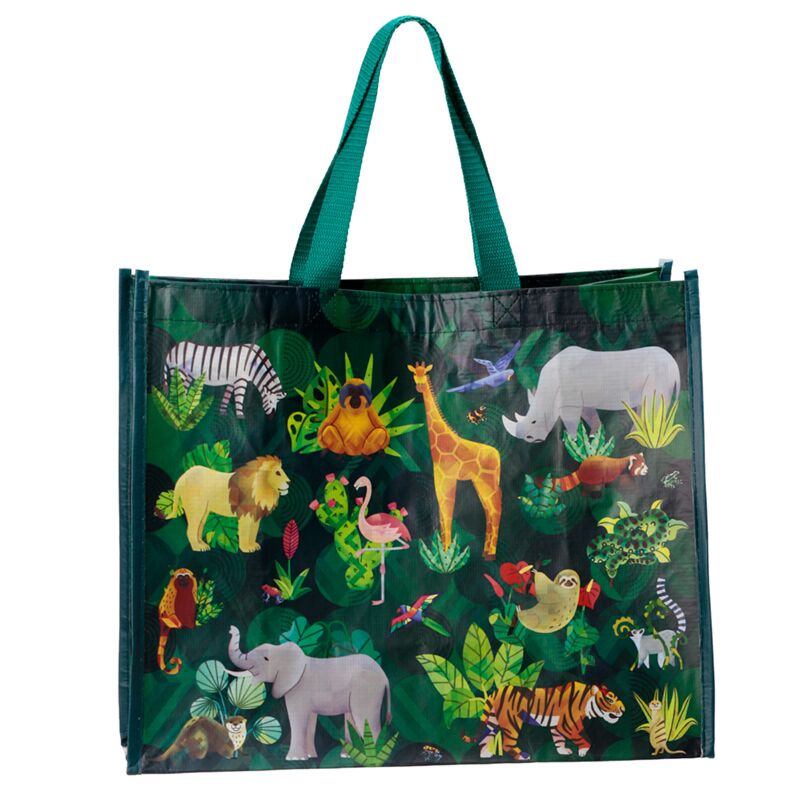 Royaume animal de Sac à provisions RPET durable