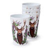 Ensemble Hert sauvage de 4 tasses de pique-nique RPET durables 450 ml