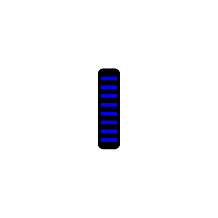 Attache-câble Rrp proguard - avant - autocollant - mini - bleu