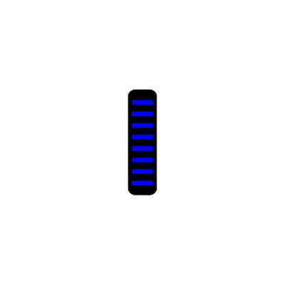 Attache-câble Rrp proguard - avant - autocollant - mini - bleu