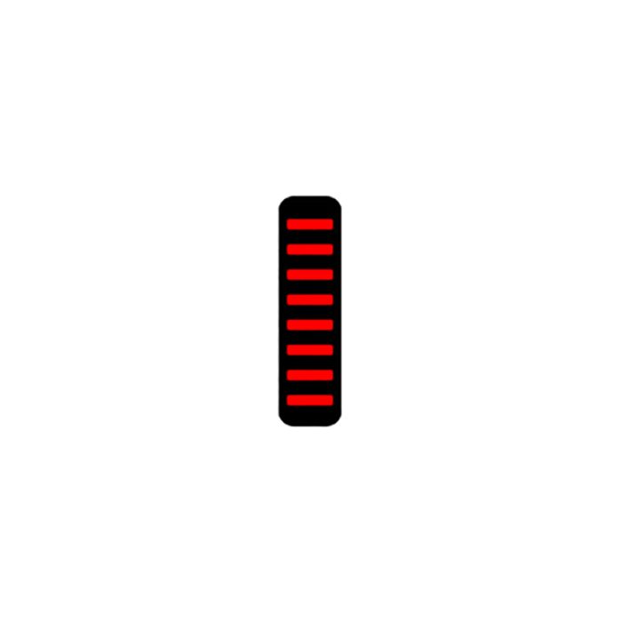 Attache-câble Rrp Proguard - avant - autocollant - standard - rouge