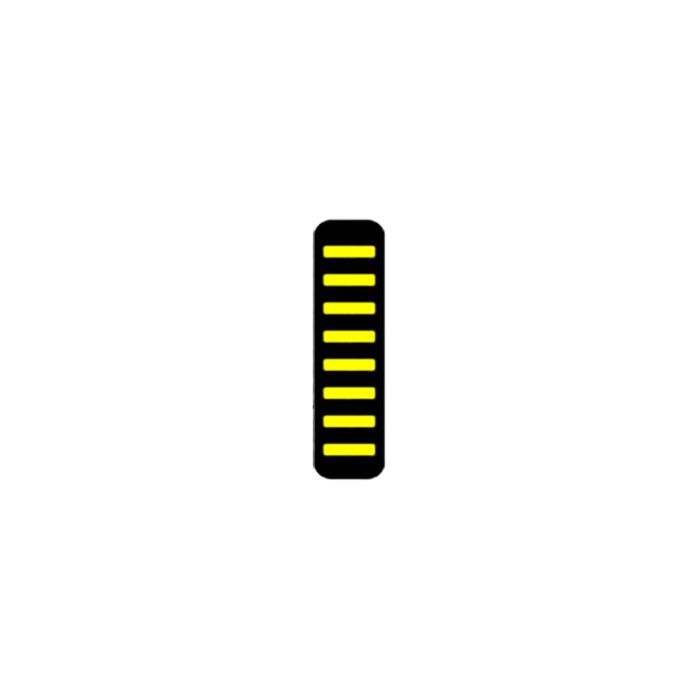 Attache de câble Rrp proguard - arrière - autocollant - jaune