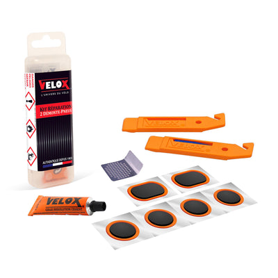 Kit de réparation de pneus Velox mini 6 rustines-solution-2 démonte-pneus