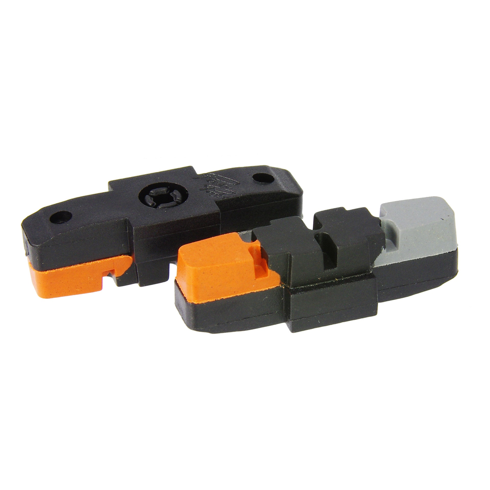 Jeu de plaquettes de frein Saccon noir gris orange blister