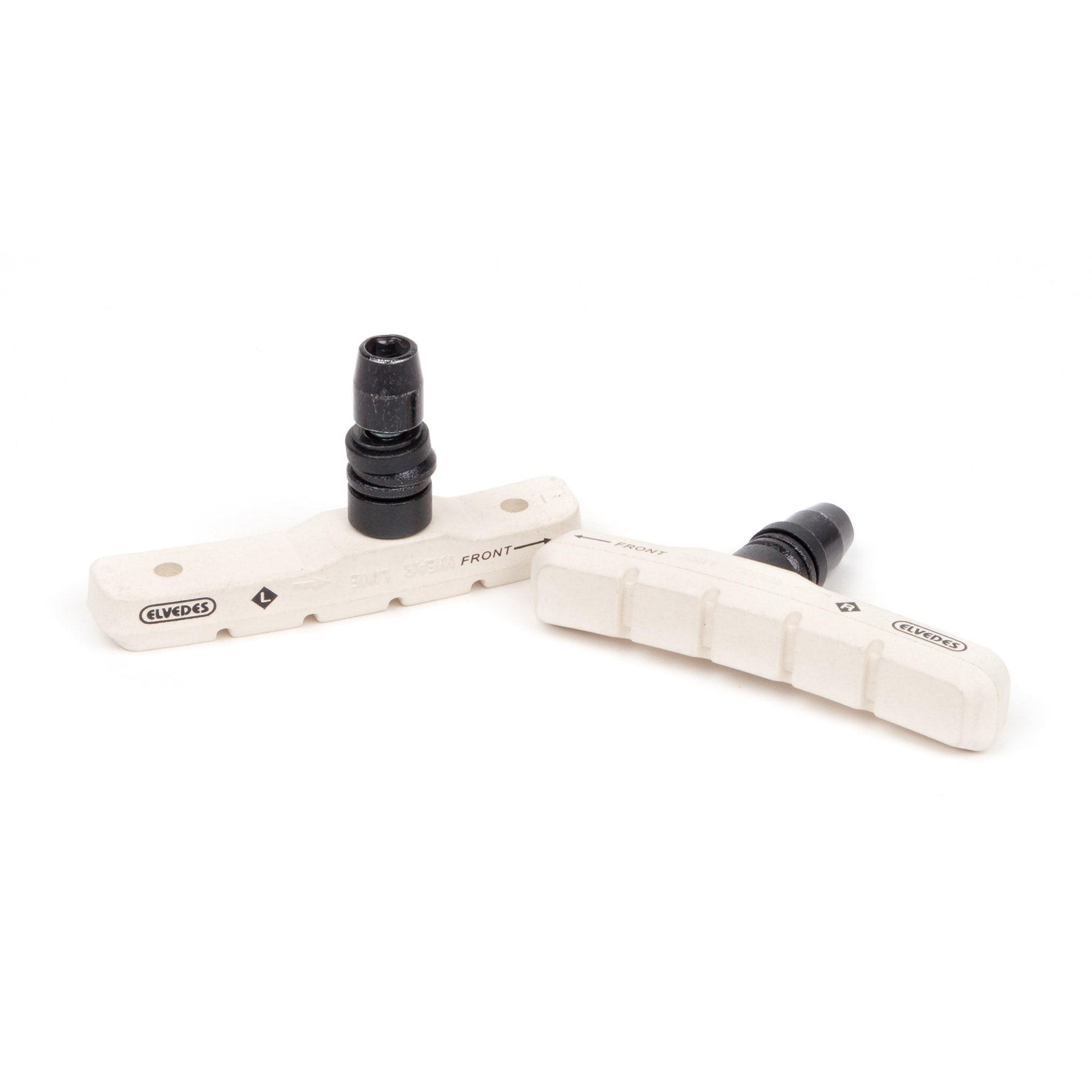Jeu de plaquettes de frein Elvedes V-brake 72 mm - blanc (25 paires)