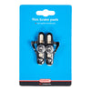 Elvedes patins de frein sur jante (1 paire) Route55mm blanc alu shm.6835-CARD
