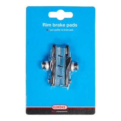 Jeu de plaquettes de frein sur jante Elvedes 55 mm avec cartouche en aluminium pour jantes Shimano et carbone (sur la carte)