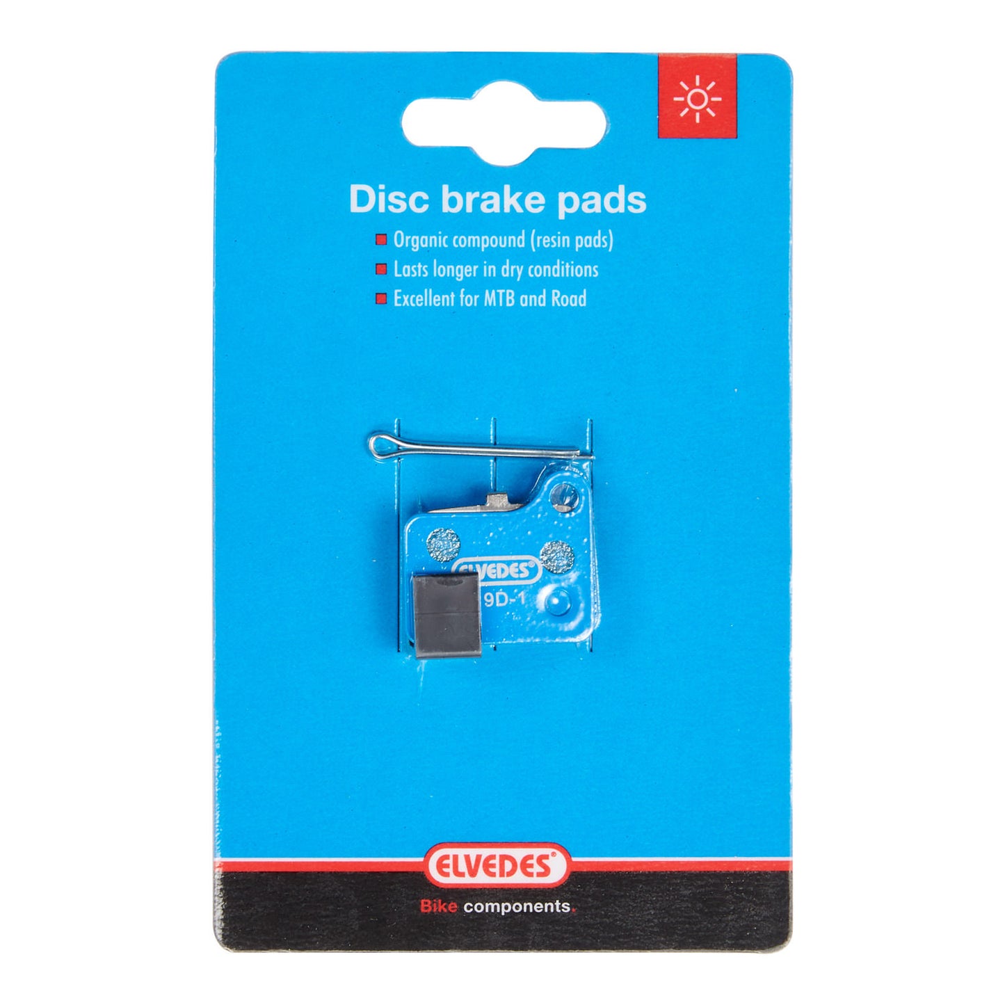 Jeu de plaquettes de frein à disque Elvedes organic Shimano BR-M555, M556, C900, C901 (1 paire)