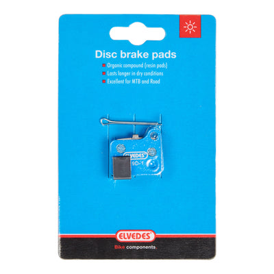 Jeu de plaquettes de frein à disque Elvedes organic Shimano BR-M555, M556, C900, C901 (1 paire)