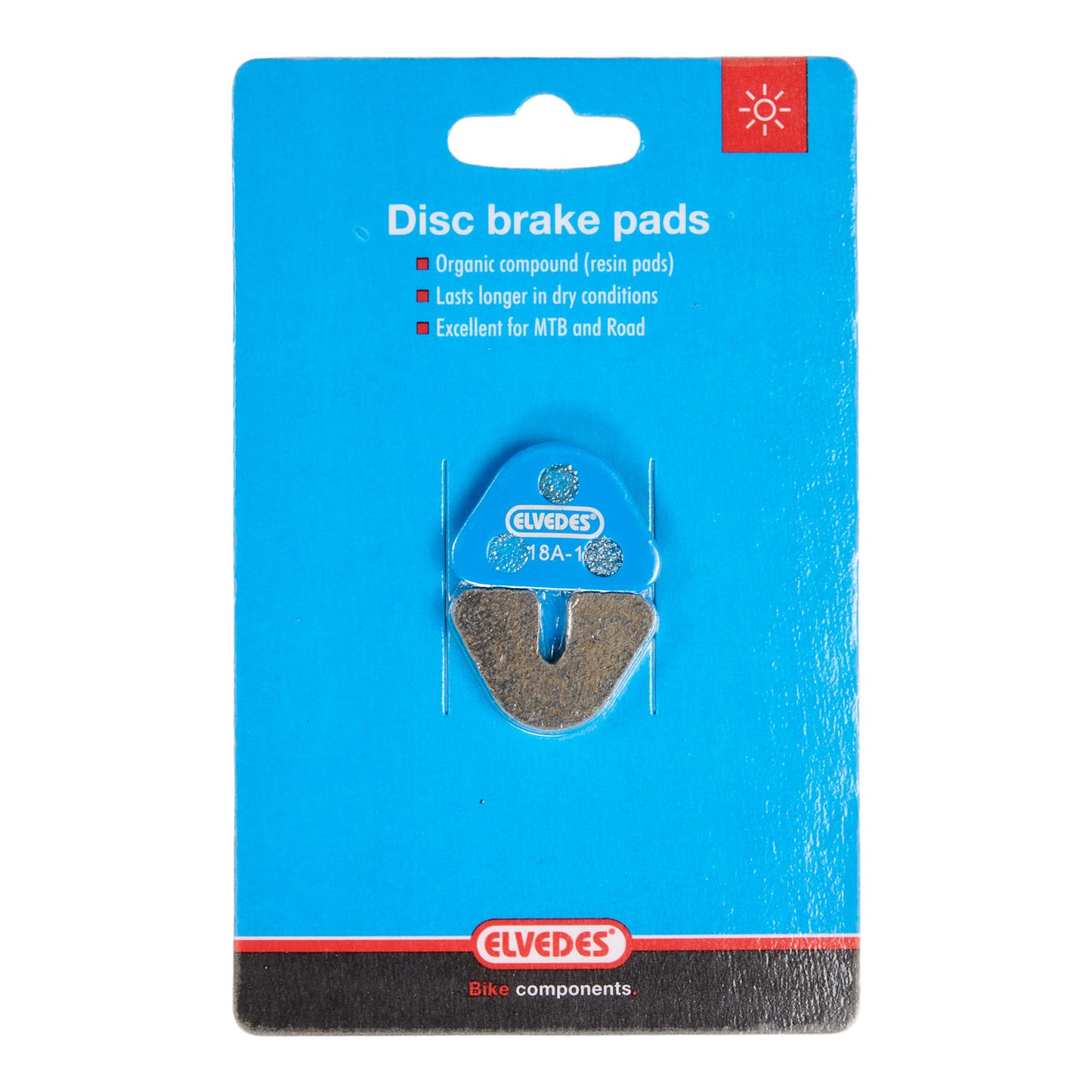 Jeu de plaquettes de frein à disque Elvedes organic Diatech Twincam (1 paire)