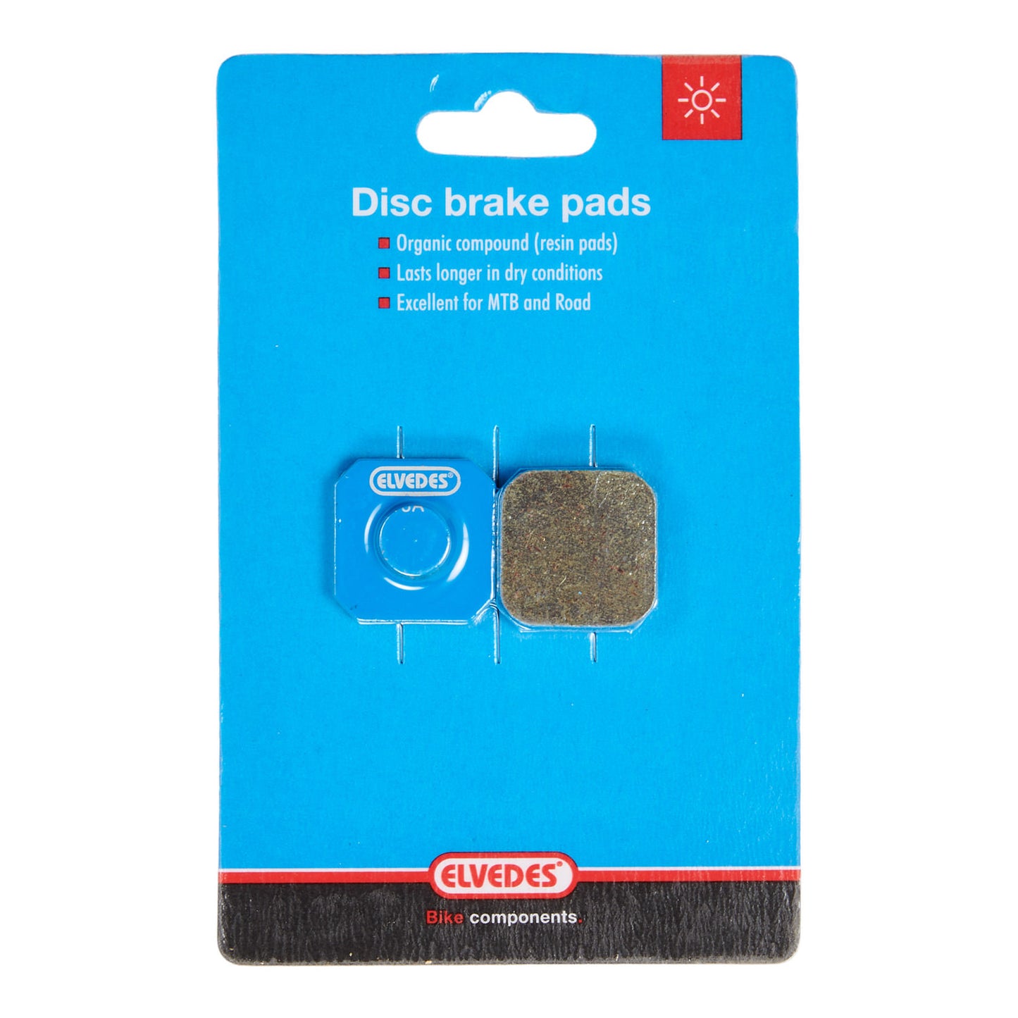 Jeu de plaquettes de frein à disque Elvedes organic Formula hydraulic caliper (1 paire)