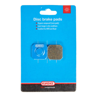 Jeu de plaquettes de frein à disque Elvedes organic Formula hydraulic caliper (1 paire)