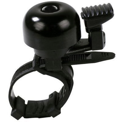 Cloche à vélo Simson mini 32mm, fixation flex-tire noir