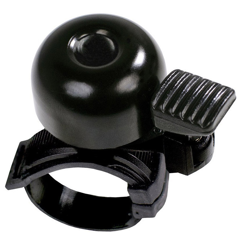 Cloche à vélo Simson mini 32mm, fixation flex-tire noir