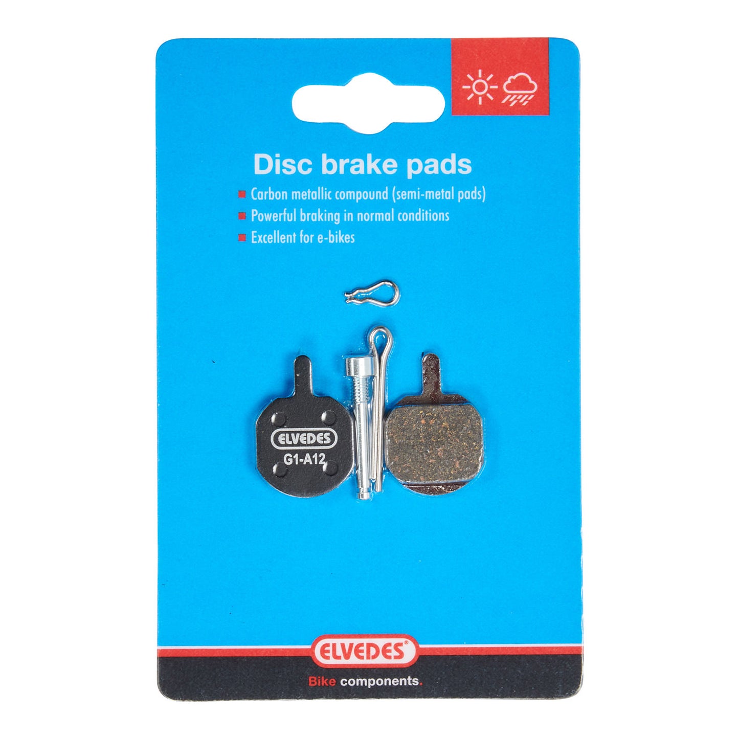 Jeu de plaquettes de frein à disque Metalic Carbon Hayes Sole, MX-2,