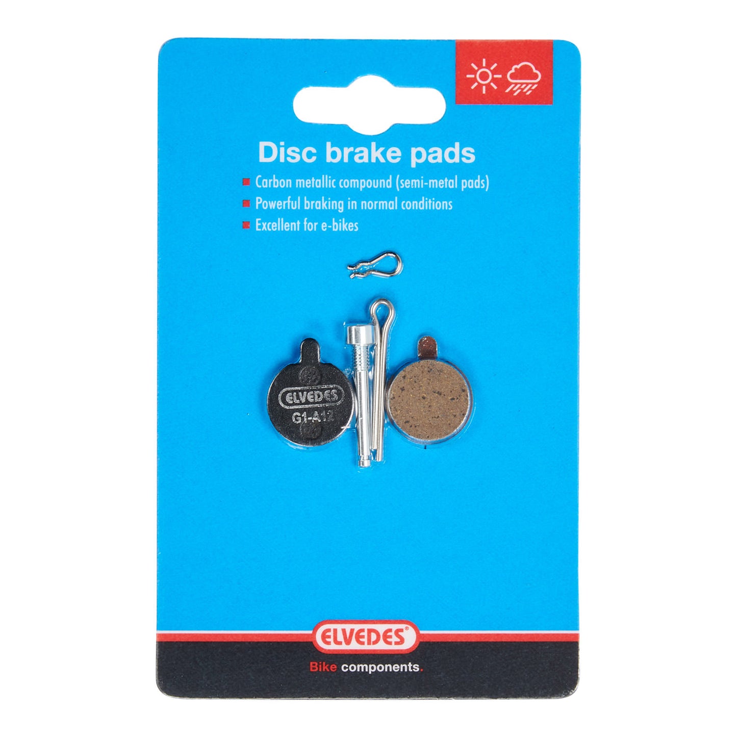 Jeu de plaquettes de frein à disque Metalic Carbon Alhonga SNG