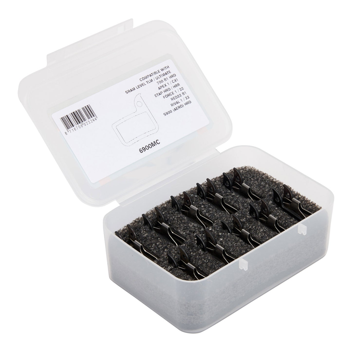 Jeu de plaquettes de frein à disque Metalic Carbon Sram Red Race (10
