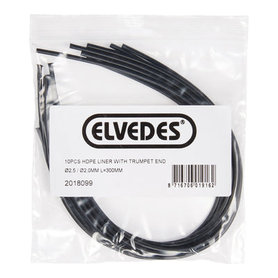 Doublure Elvedes avec trompette 2,5 2 mm 300 mm (10) HDPE 2018099