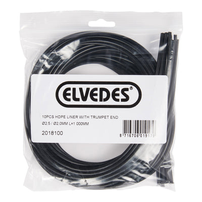 Doublure Elvedes avec trompette 2,5 2 mm 1000 mm (10) HDPE 2018100