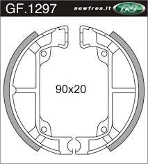 Segment de frein newfren newfren 1297 Adresse V + A