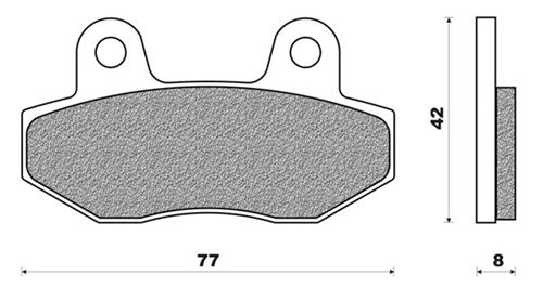 Bloc de frein à disque fd0358 Chine SpeedFight 3