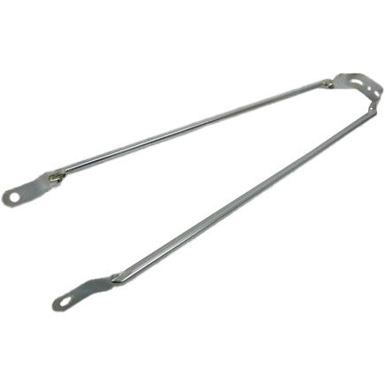 Fender Rod 28 pouces en acier argent par pièce