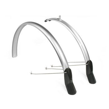 EuroFender Fender Set Scatto 28 x 51 mm Silver