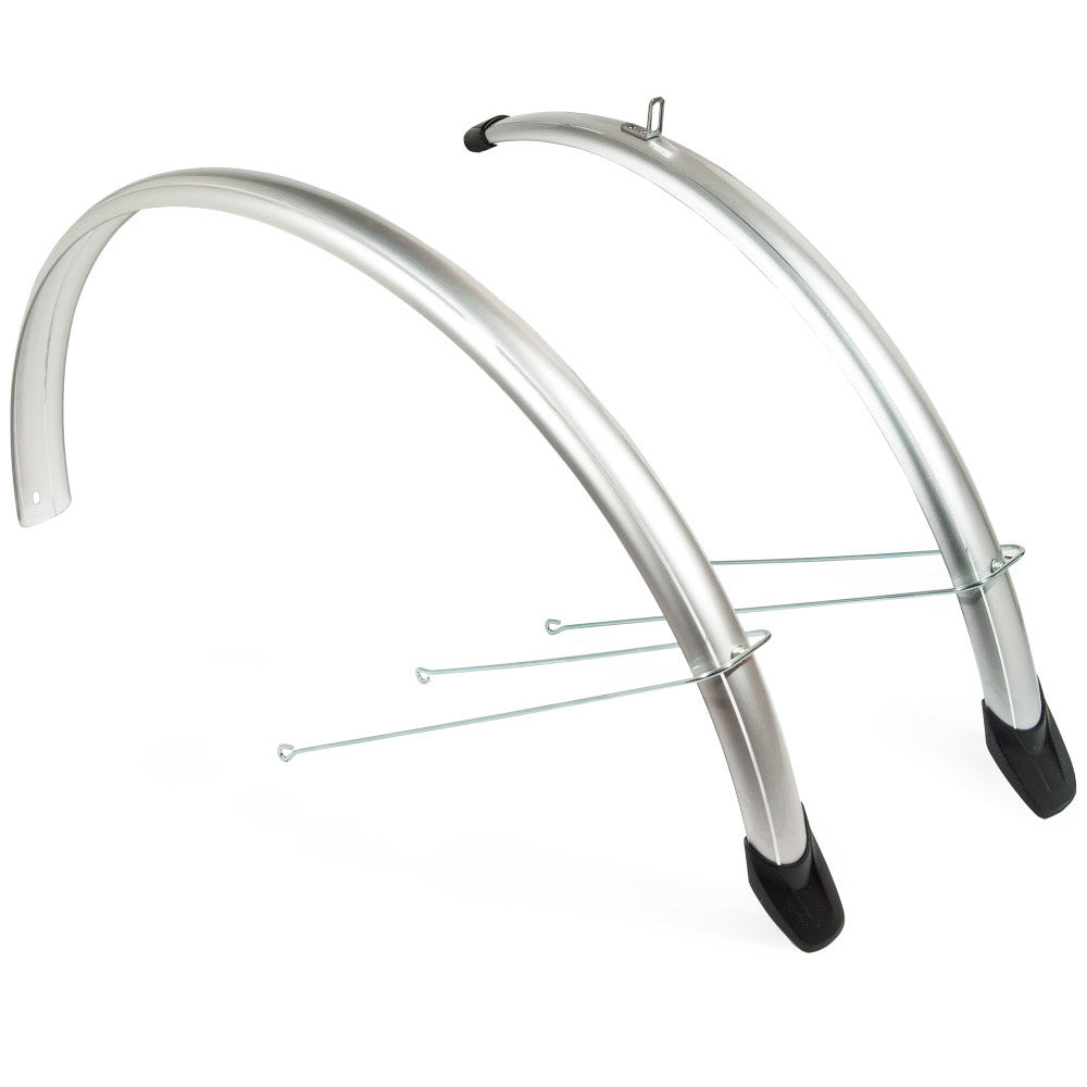 Ensemble de éclaboussures 24 pouces 58 mm en plastique argent