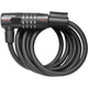 Trelock SK 210 C180 10 - verrouillage du câble flexible, 180 cm, noir