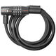 Trelock SK415 Code de câble antivol 180 15 mm noir