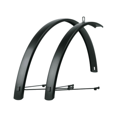 SKS Fender Set 28 (622) AL 56 mm en aluminium noir