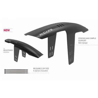 Garde-boue avant X-Cape 26 27.5 29 pouces 82 mm noir