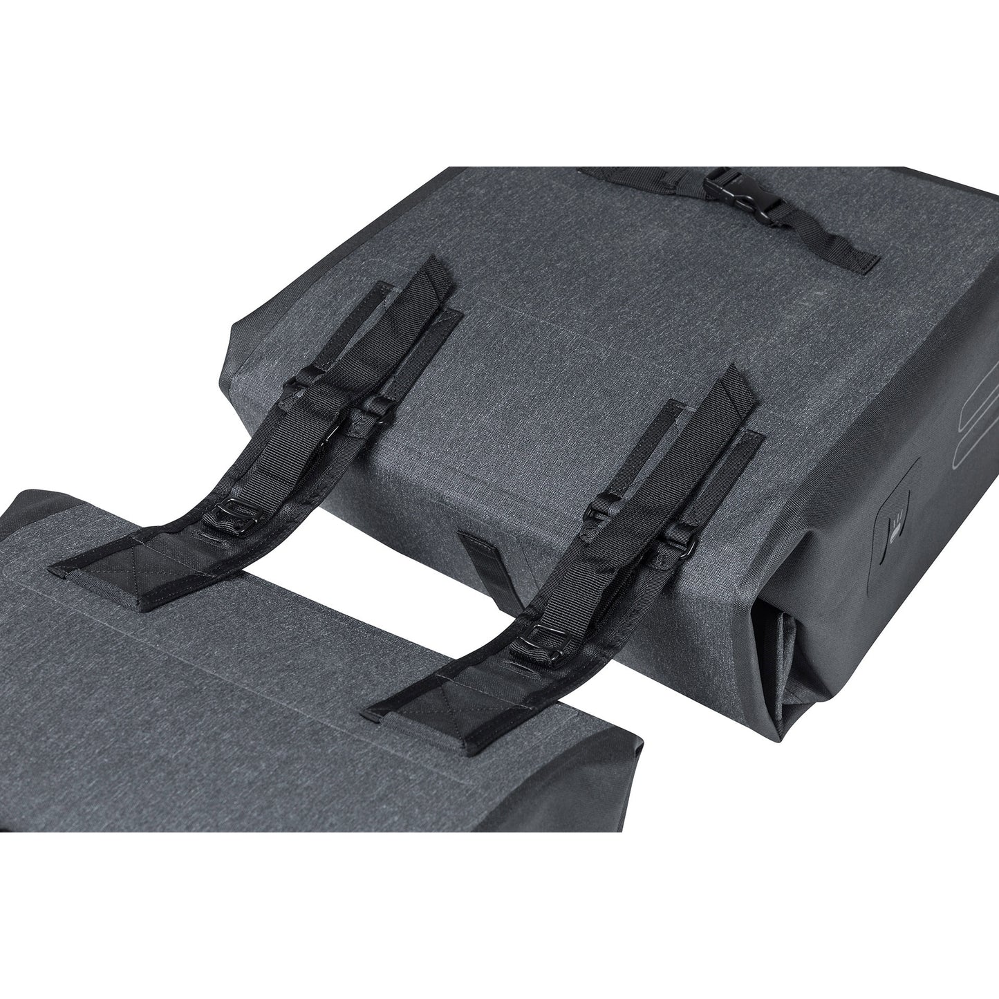 Basil Urban Dry Double Bicycle Bag - Grey, 50L