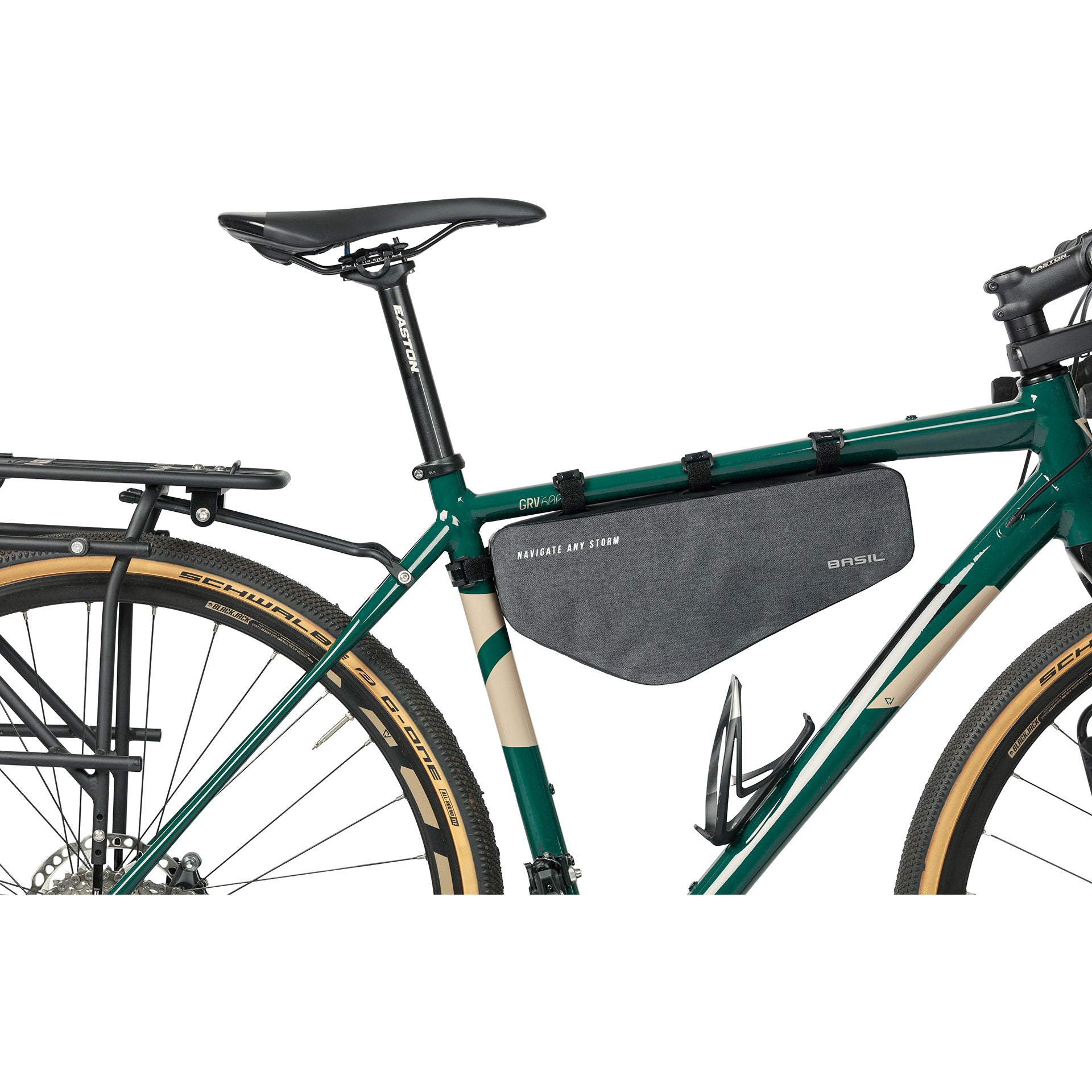 The Basil Navigator Storm Frametas - Sac à vélo imperméable - Unisexe - noir