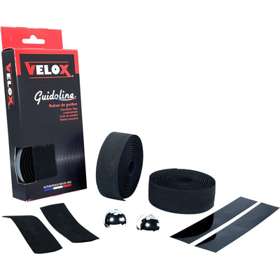 Guidon Velox Liège Noir - EVA, 175cm, Vélo de route, 2 rouleaux
