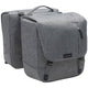 Nova Double - Sacoche double pour vélo, grise, déperlante