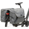 Mondi Joy Double Bicycle Bag - Racktime Snap -it - Water -Polyester-Polyester - 38L - Ivy Walnut