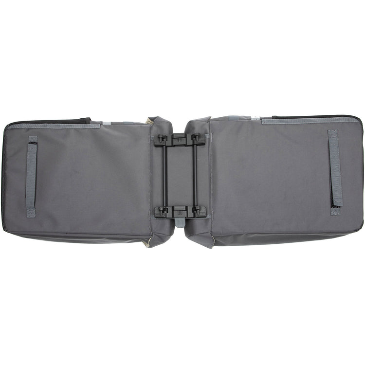 Vigo Double Bicycle Bag - Sport, Water-Disconnect, gris noir