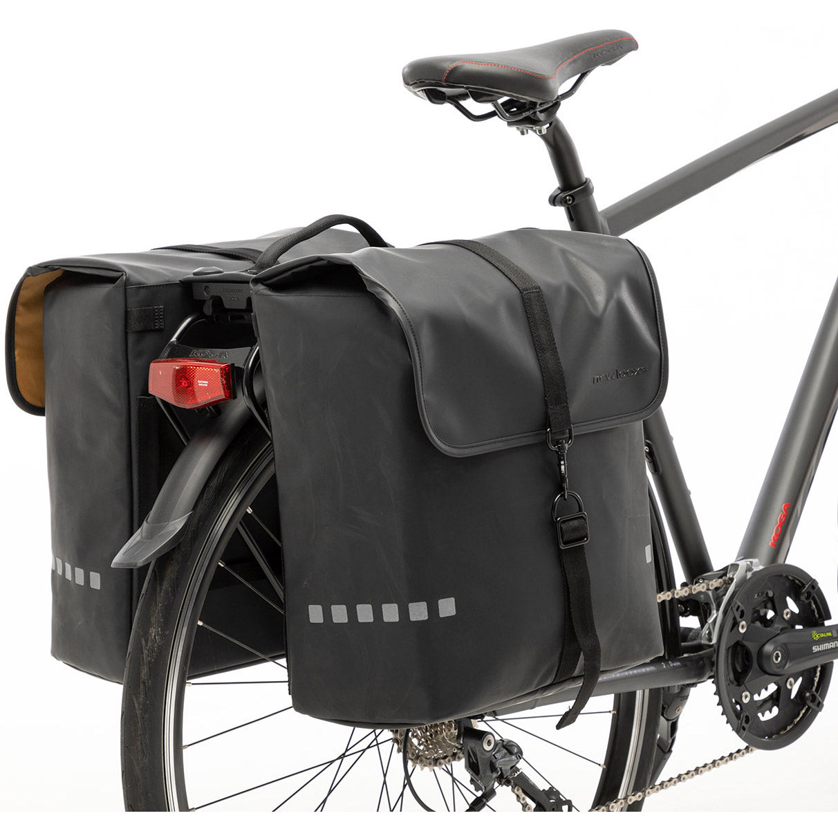 Nouveau sac à vélo à double vélo LOOXS ODENDE - Black - 39L