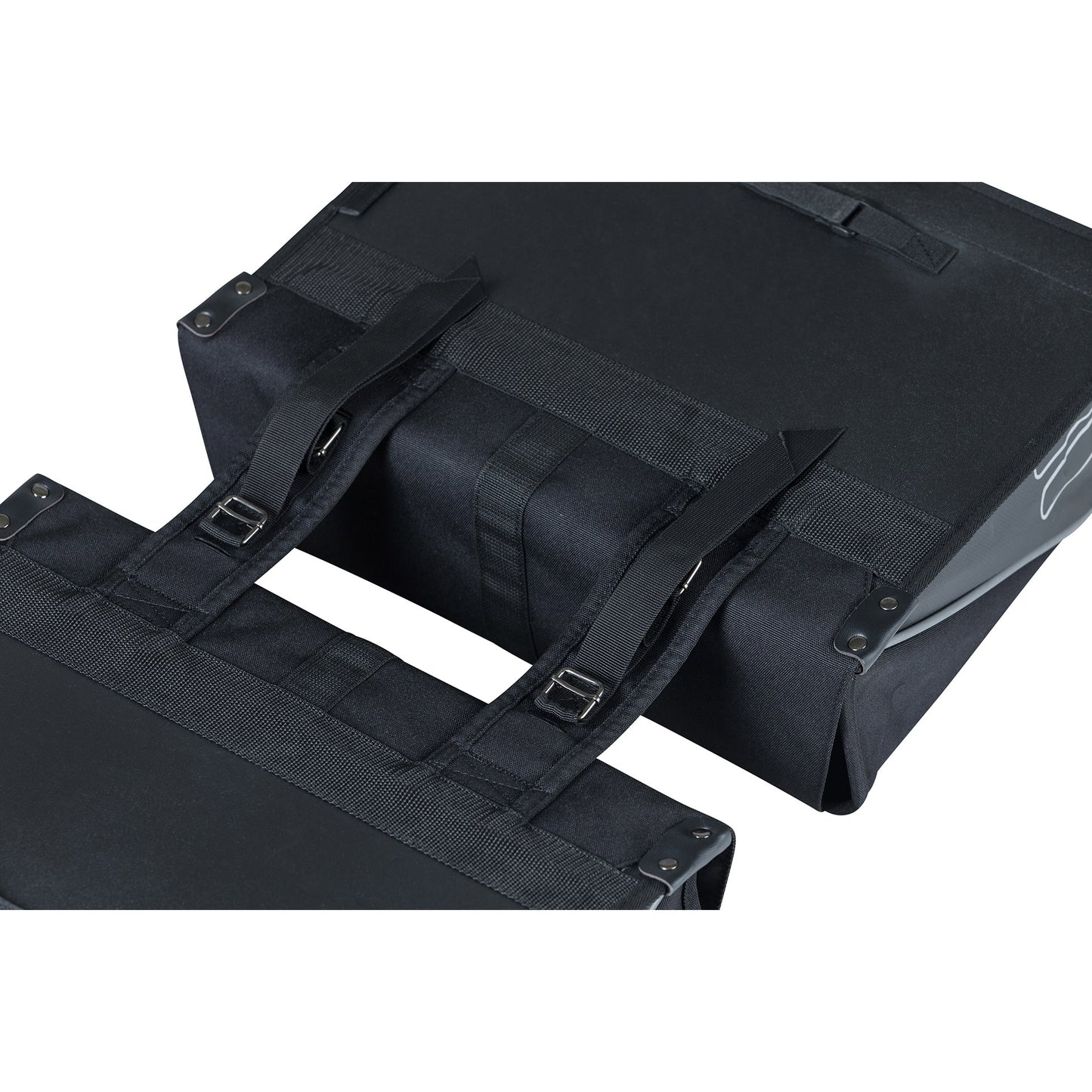 Basil Forte sacoche double pour vélo, noir noir, imperméable, 35L