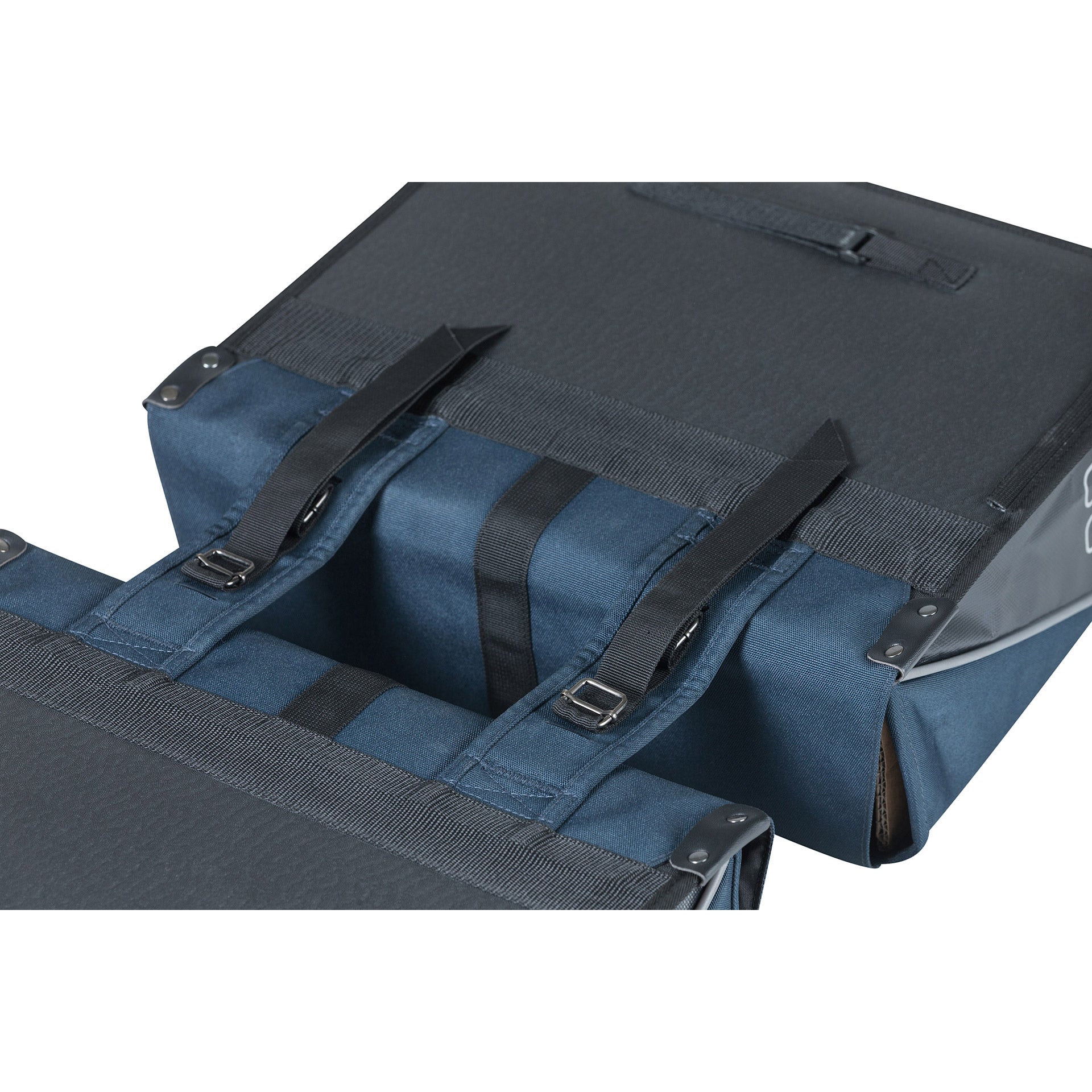 Basil Forte sacoche double pour vélo, hydrofuge, bleu marine noir, 35L
