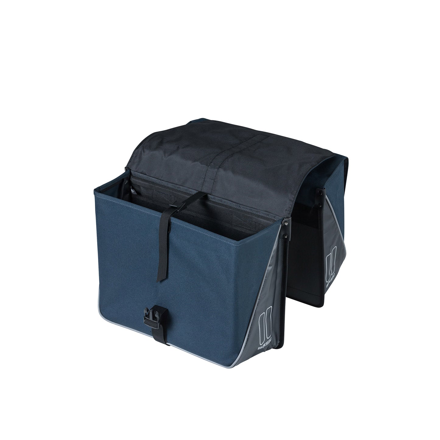 Basil Forte sacoche double pour vélo, hydrofuge, bleu marine noir, 35L