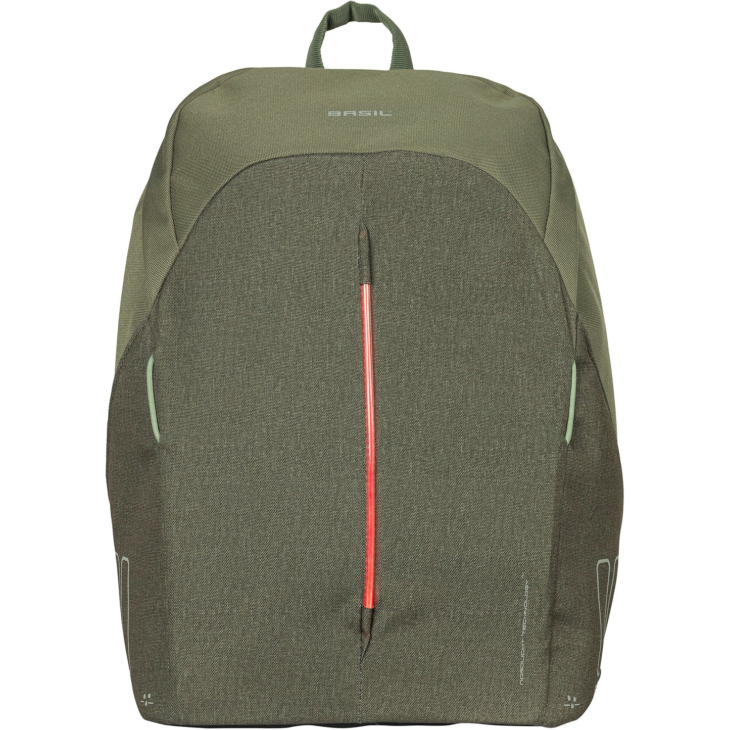 Basil B-Safe Backpack Nordlicht - Sac à dos pour vélo - Unisex - Vert - 13L