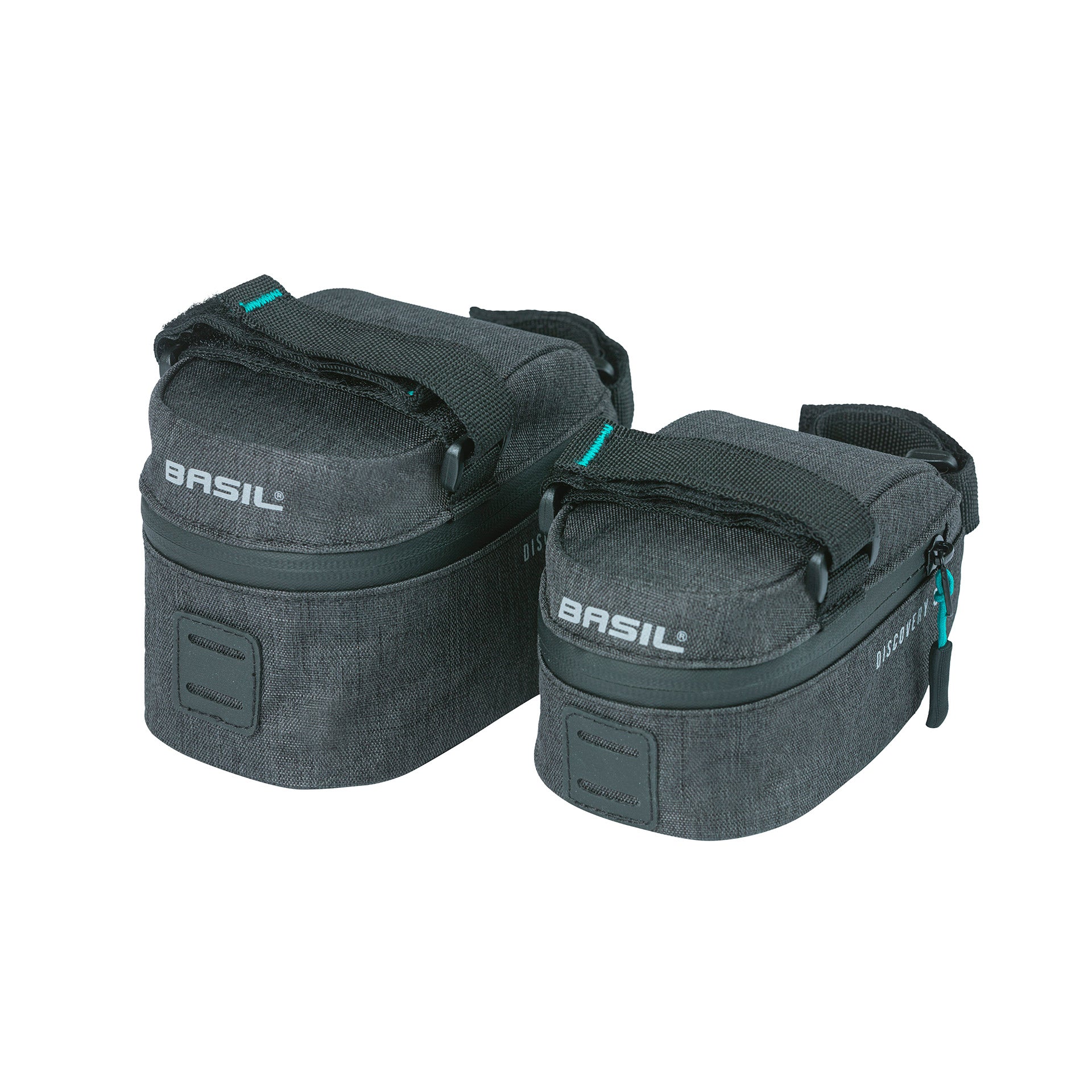 Basil Discovery 365D Bags de selle, mêlée noire