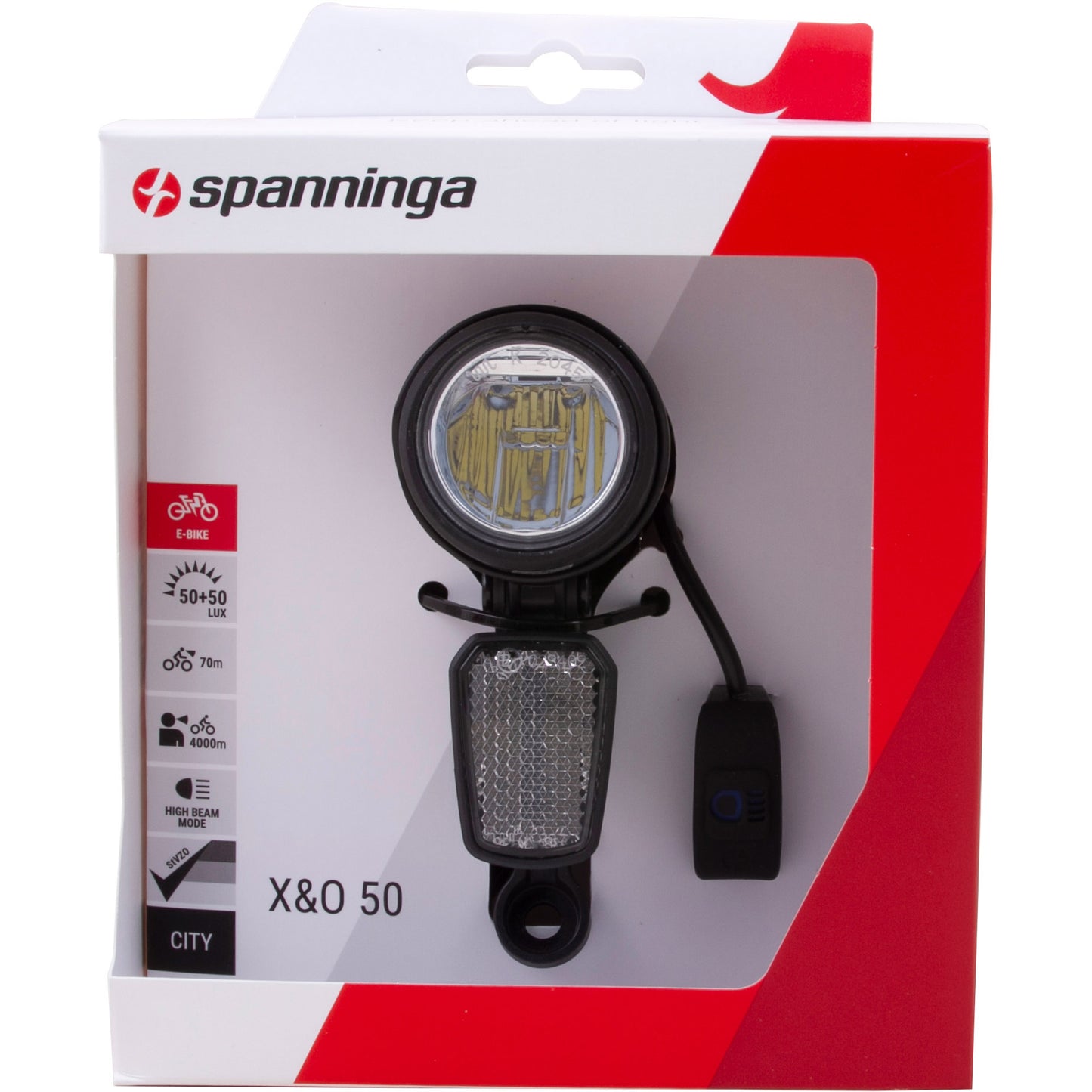 Spanninga Headlight X O 50 XEAFTC 6-36VDC + réflecteur