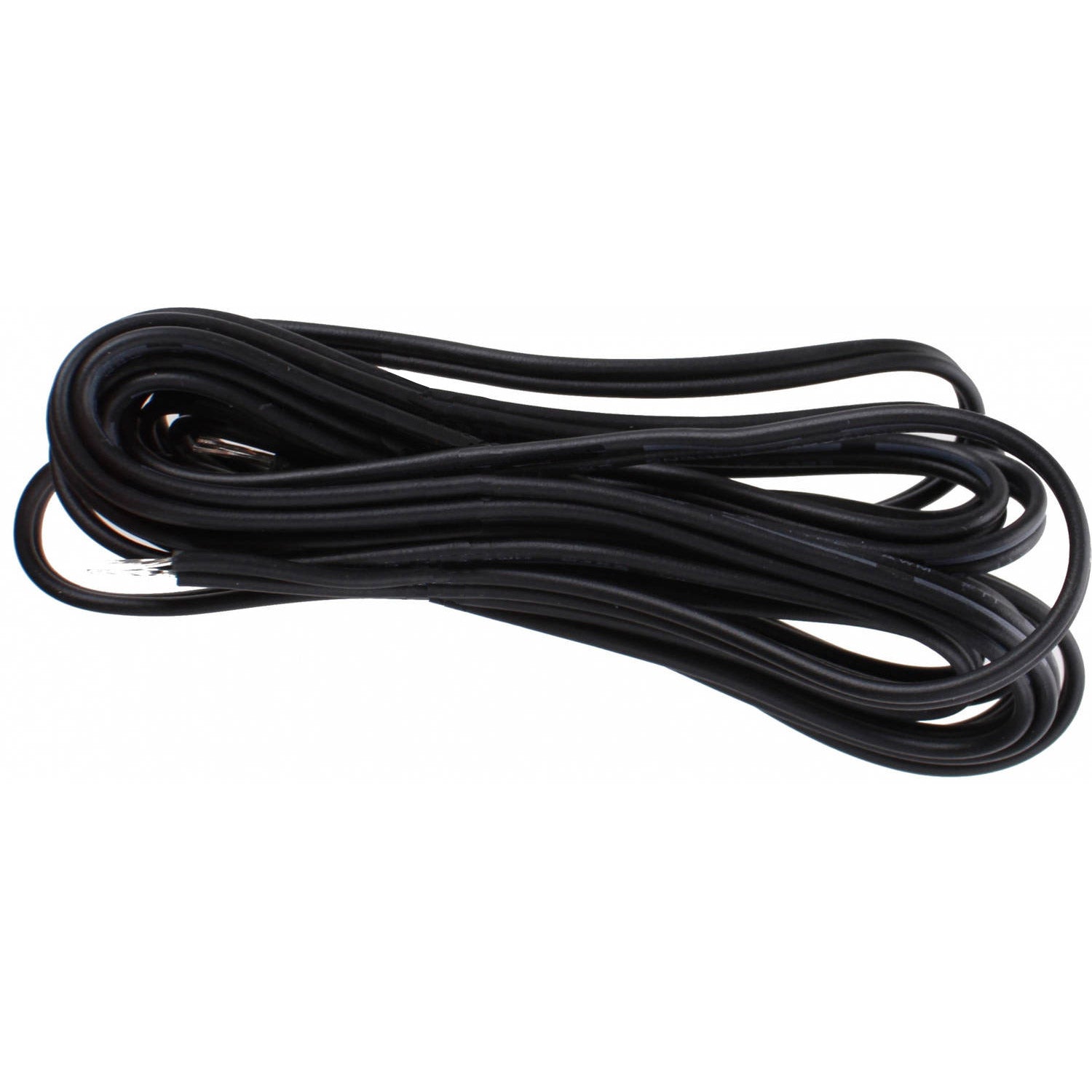 cordon d'éclairage 2-cœurs 210 cm noir