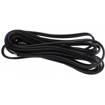 cordon d'éclairage 2-cœurs 210 cm noir