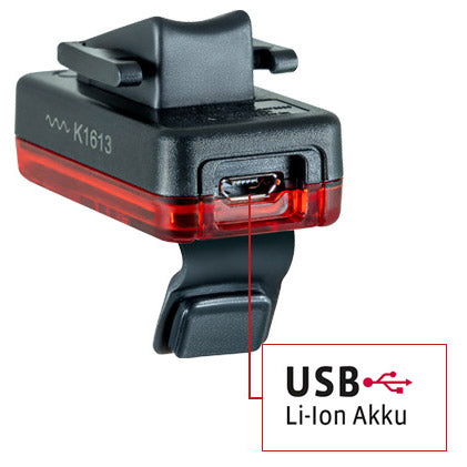VDO Eco Light Red Rl plus USB Batter