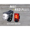 Ensemble d'éclairage VDO Eco Light M60 USB + rouge plus USB