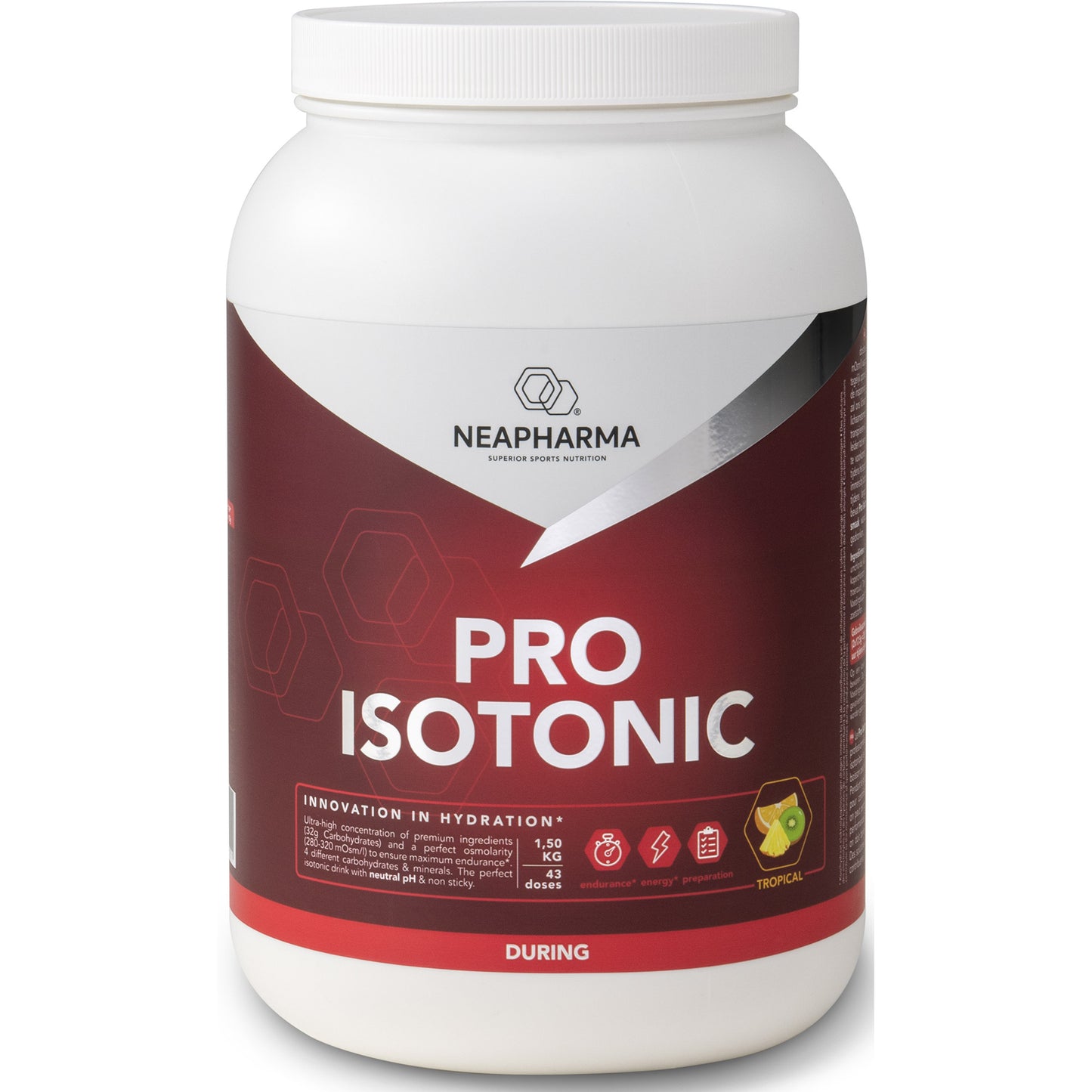 NEAPHARMA NEAPHARMA ISOTONIQUE POUDRE ISOTONIQUE POT TROPICAL 1,5 kg